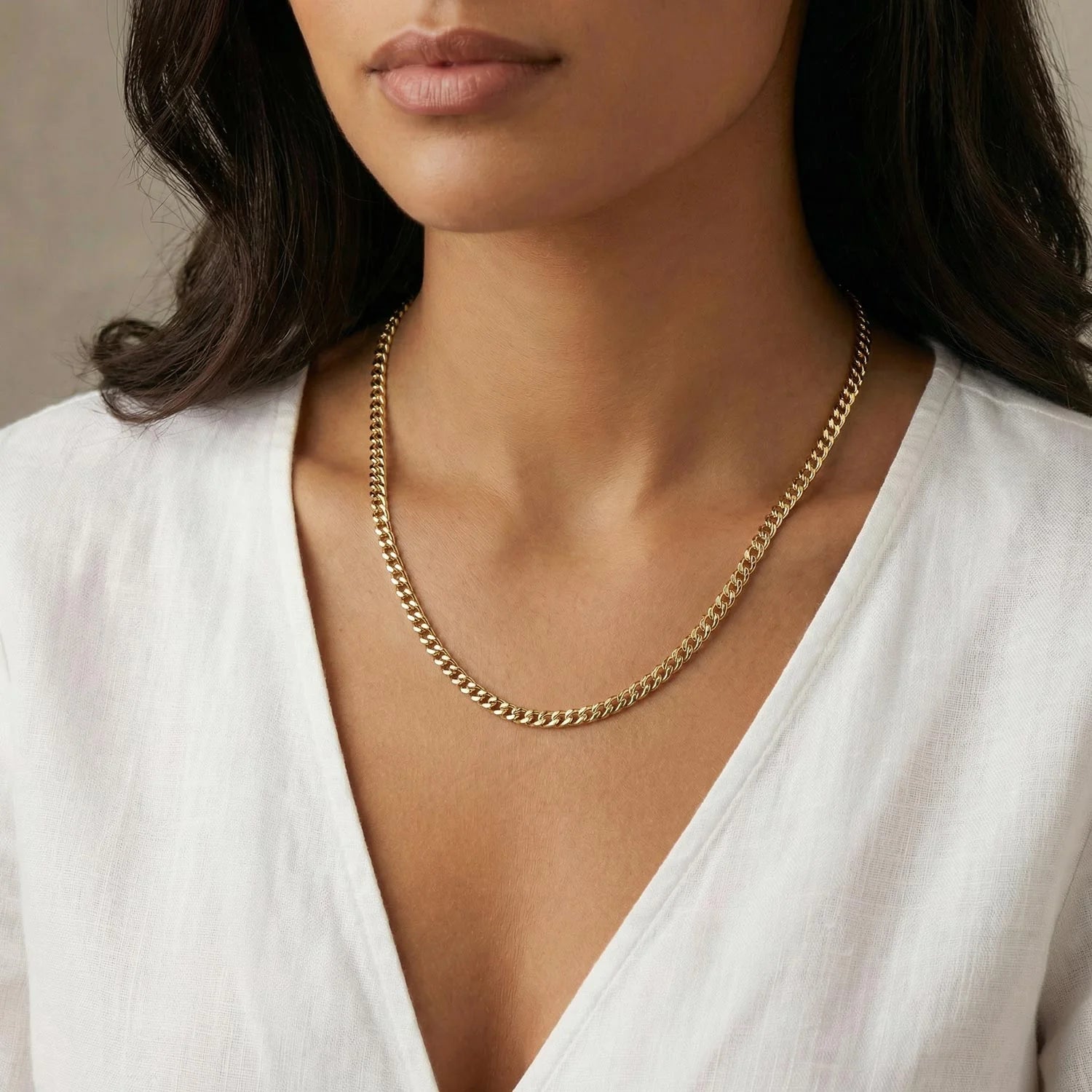 ALOURA Aurora Cuban Neckless