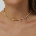 ALOURA Lumière Delicate Tennis Necklace