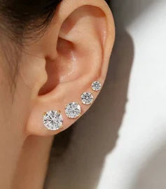 ALOURA Aurore Moissanite Stud Earrings